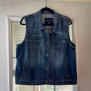 Maurices Denim Vest 2x